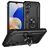 Mobigear Armor ring Samsung Galaxy A16 Hülle Hardcase Backcover Stoßfest mit Ringhalter - Schwarz