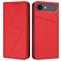 Mobigear Frosted Flip iPhone Air Hülle Klapphülle Geldbörse - Rot