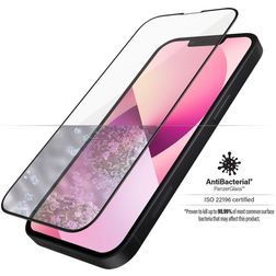 PanzerGlass Edge to Edge iPhone 13 Mini Gehärtetes Glas Displayschutz - Hüllenfreundlich - Schwarz