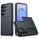Mobigear Card Samsung Galaxy S26 Ultra Hülle Hardcase Backcover Stoßfest mit Kartenhalter - Blau