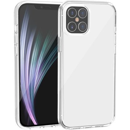 Mobigear Crystal Transparent iPhone 12 Hardcase Backcover - Transparent