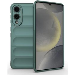 Mobigear Bumpy Samsung Galaxy S25 Edge TPU (flexibel) Backcover - Grün