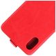 Mobigear iPhone XS Hülle Flipcase - Rot