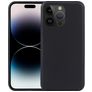Mobigear Basics iPhone 15 Pro Hülle Flexibles TPU Extra Dünn Backcover - Schwarz