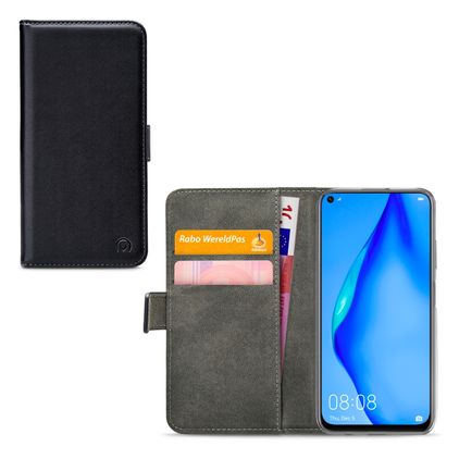 Mobilize Classic Gelly Wallet Huawei P40 Lite Hülle Klapphülle Geldbörse - Schwarz
