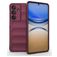 Mobigear Bumpy Samsung Galaxy S26 Plus Hülle Flexibles TPU Backcover - Wine Red