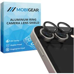 Mobigear Single Samsung Galaxy Z Flip 8 Panzerglas Gehärtetes Glas Kameralinsen Schutz - Hüllenfreundlich - Schwarz