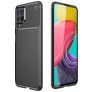Mobigear Racing Samsung Galaxy M53 Hülle Flexibles TPU Backcover - Schwarz