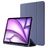 Mobigear Tri-Fold Gel iPad Air 13 Zoll (2025) TPU / Kunstleder Klapphülle + Stylus-Halter - Lila