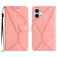 Mobigear Stitch iPhone 17 Hülle Klapphülle Geldbörse - Pink