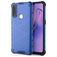 Mobigear Honeycomb OPPO A31 Hülle Hardcase Backcover Stoßfest - Blau