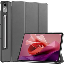 Mobigear Tri-Fold Lenovo Tab P12 Hülle Klapphülle - Grau