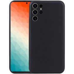 Mobigear Basics Samsung Galaxy S25 Ultra Hülle Flexibles TPU Backcover - Schwarz