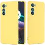Mobigear Rubber Touch Motorola Edge 30 Silikon Hülle Backcover - Gelb