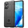 Mobigear Rugged Shield OPPO Reno 7 Lite Hülle Flexibles TPU Backcover Stoßfest - Schwarz