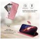 Mobigear Zipper iPhone 17 Pro Hülle Klapphülle Geldbörse - Roségold