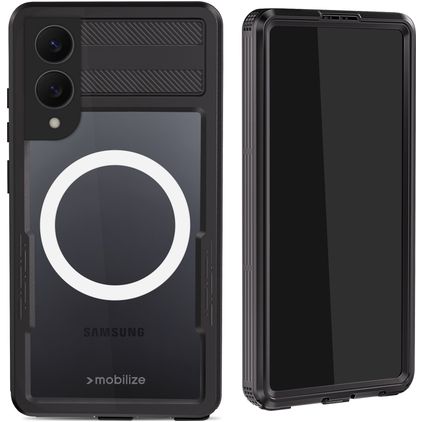 Mobilize Waterproof Samsung Galaxy S25 Edge Wasserdicht MagSafe Hülle Hardcase Backcover - Schwarz