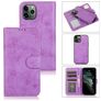 Mobigear Wallet iPhone 12 Mini Hülle Abnehmbare 2in1 Klapphülle Geldbörse - Lila