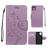Mobigear Flowers iPhone 11 Hülle Klapphülle Geldbörse - Lila