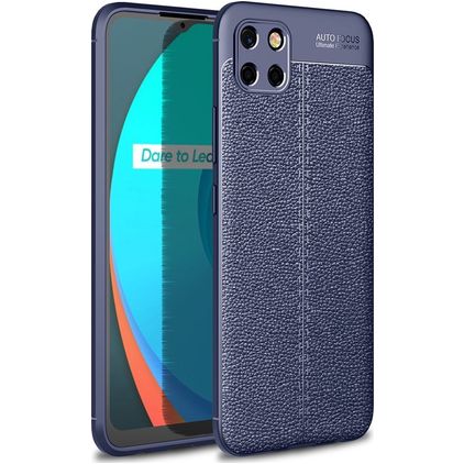 Mobigear Luxury Realme C11 (2020) Hülle Flexibles TPU Backcover - Blau