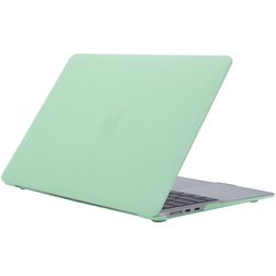 Mobigear Cream Matte MacBook Air 15 Zoll (2023-2026) Hardcase Hülle MacBook Case - Grün - Model A2941 / A3114 / A3241 / A3448