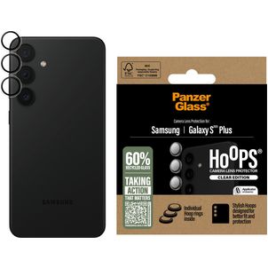PanzerGlass Hoops Samsung Galaxy S25 Plus Gehärtetes Glas Kameralinsen Schutz - Hüllenfreundlich