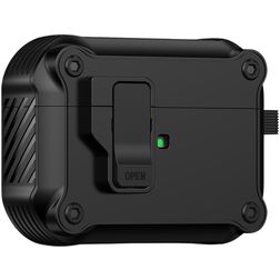 Mobigear Armor Clip Apple AirPods Pro 2 Hardcase Hülle - Schwarz