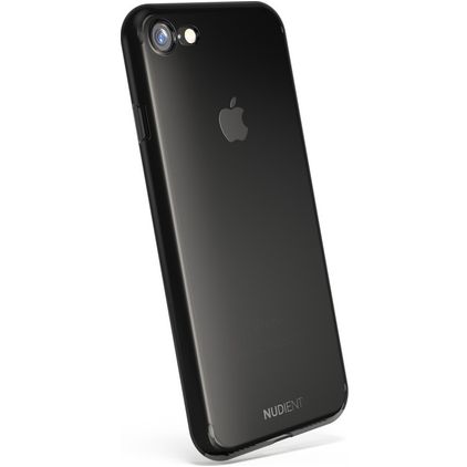 Nudient Thin iPhone SE (2020) Hülle Flexibles TPU Backcover - Ink Black