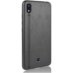 Mobigear Stitch LG K20 (2019) Hülle Backcover - Schwarz