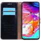 Mobigear Wallet Samsung Galaxy A70 Hülle Klapphülle Geldbörse - Schwarz