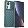 Mobigear Groove Xiaomi 12 Pro Hülle Flexibles TPU Backcover - Grün