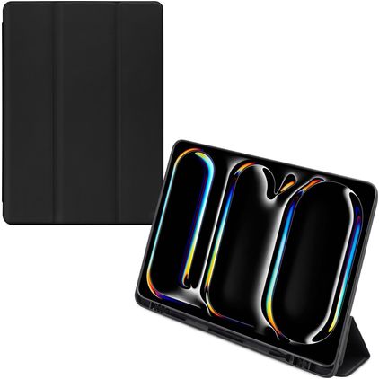 Mobilize Solid Folio iPad Pro 13 Zoll (2025) Hülle Klapphülle - Schwarz