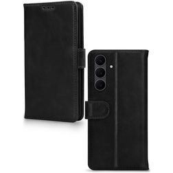 Mobilize Premium Gelly Samsung Galaxy S25 FE Hülle Klapphülle Geldbörse - Schwarz