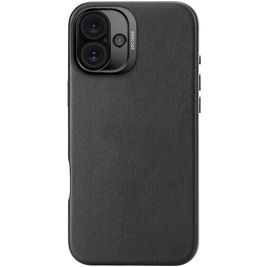Decoded iPhone 16 Plus MagSafe Hülle Echtes Leder Backcover - Schwarz