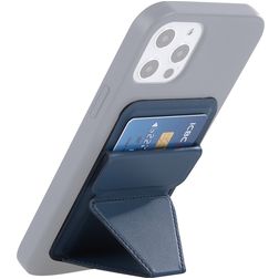 Mobigear Folding Snap-On Kartenhalter - 3 Karten - MagSafe-kompatibel - Dunkelblau