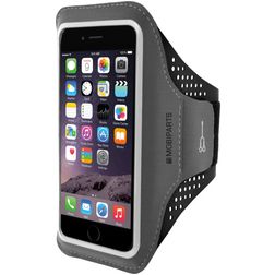 Mobiparts Comfort Fit Handyhalterung Joggen iPhone 8 Plus Sporthülle Neopren Sportarmband - Schwarz