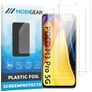 Mobigear POCO M3 Pro Displayschutz Schutzfolie - Hüllenfreundlich (3er Pack)