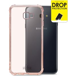 My Style Protective Flex Samsung Galaxy J4 Plus Hülle Flexibles TPU Backcover Stoßfest - Soft Pink