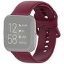 Mobigear Sport Buckle Silikon Fitbit Versa 2 Armband Dornschließe - Rot