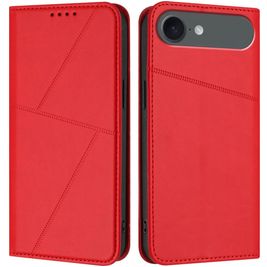 Mobigear Frosted Flip iPhone Air Hülle Klapphülle Geldbörse - Rot