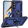 Mobigear Armor ring Samsung Galaxy S26 Hülle Hardcase Backcover Stoßfest mit Ringhalter - Blau