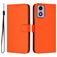 Mobigear Urban Wallet Motorola Moto E14 Hülle Klapphülle Geldbörse - Orange