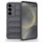 Mobigear Bumpy Samsung Galaxy S25 Hülle Flexibles TPU Backcover - Grau