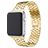 Mobigear Honeycomb Edelstahl Apple Watch Armband Dornschließe - 49/46/45/44 mm - Gold