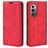Mobigear Retro Slim Motorola Edge X30 Hülle Klapphülle Geldbörse - Rot