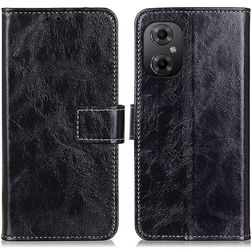 Mobigear Basic POCO M5 Hülle Klapphülle Geldbörse - Schwarz