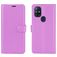 Mobigear Classic OnePlus Nord N10 5G Hülle Klapphülle Geldbörse - Lila