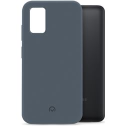 Mobilize Rubber Gelly Samsung Galaxy A03s Hülle Flexibles TPU Backcover - Matt Blue