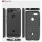 Mobigear Brushed Slim Google Pixel 3a Hülle Flexibles TPU Backcover - Schwarz