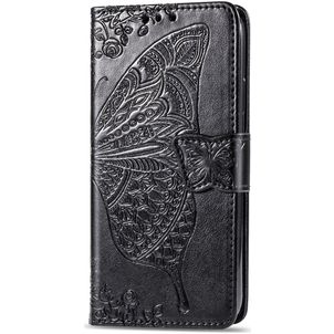 Mobigear Butterfly iPhone 11 Hülle Klapphülle Geldbörse - Schwarz